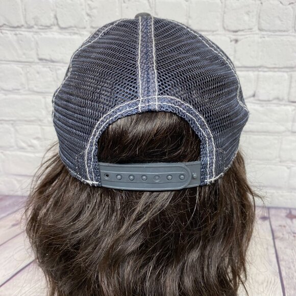California Love Trucker hat Mesh Foam Cap Snapback Gray White Brooklyn Hat Co. - Picture 3 of 8